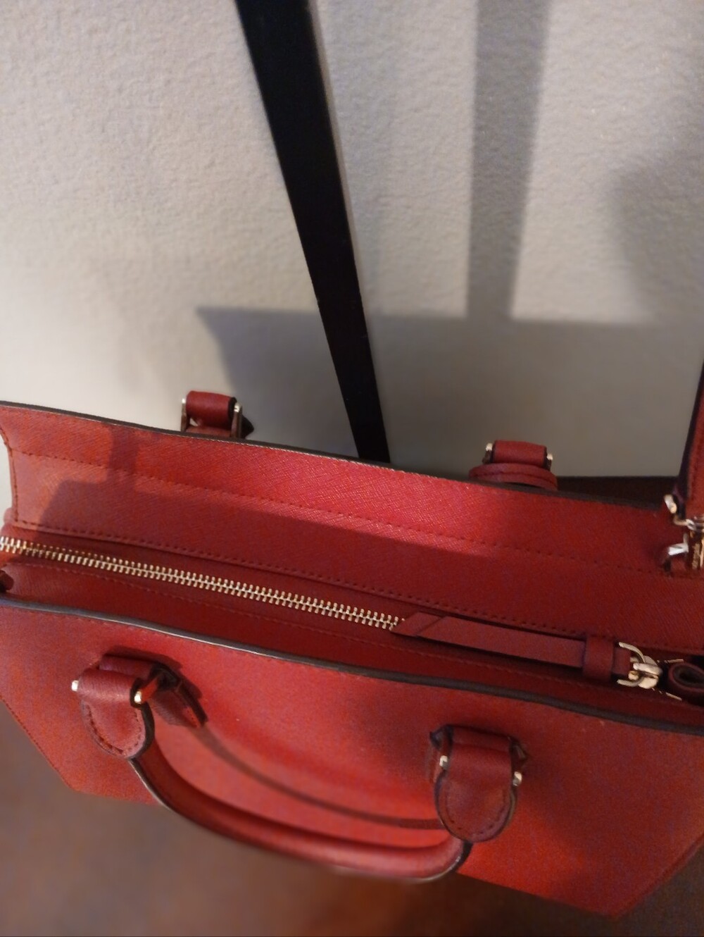 Kate Spade Cameron Saffiano red leather - Picture 7 of 8